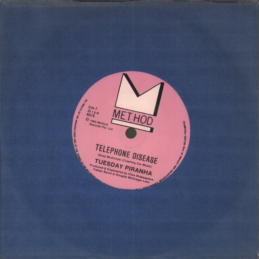 Tuesday Piranha - Stop All Your Talking - 7 Inch
