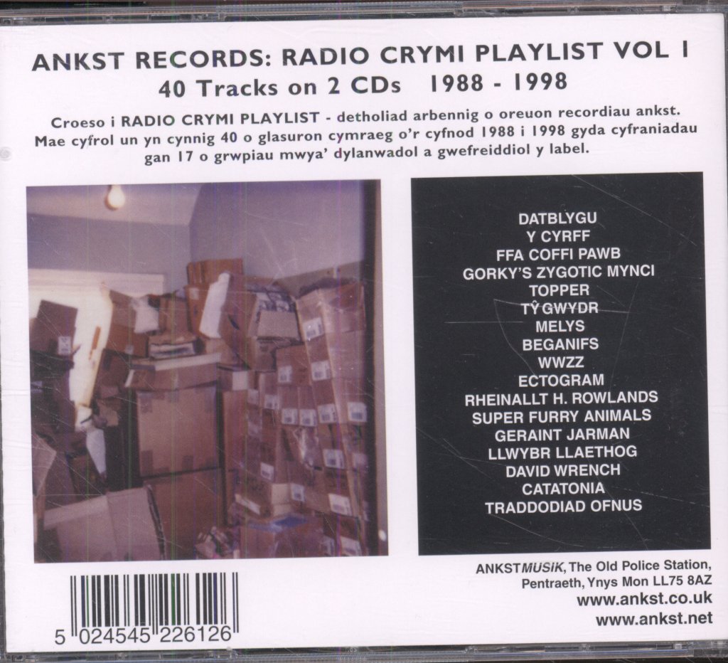 Various Artists - Ankst Records: Radio Crymi Playlist Vol 1 1988 - 1998 - Double Cd