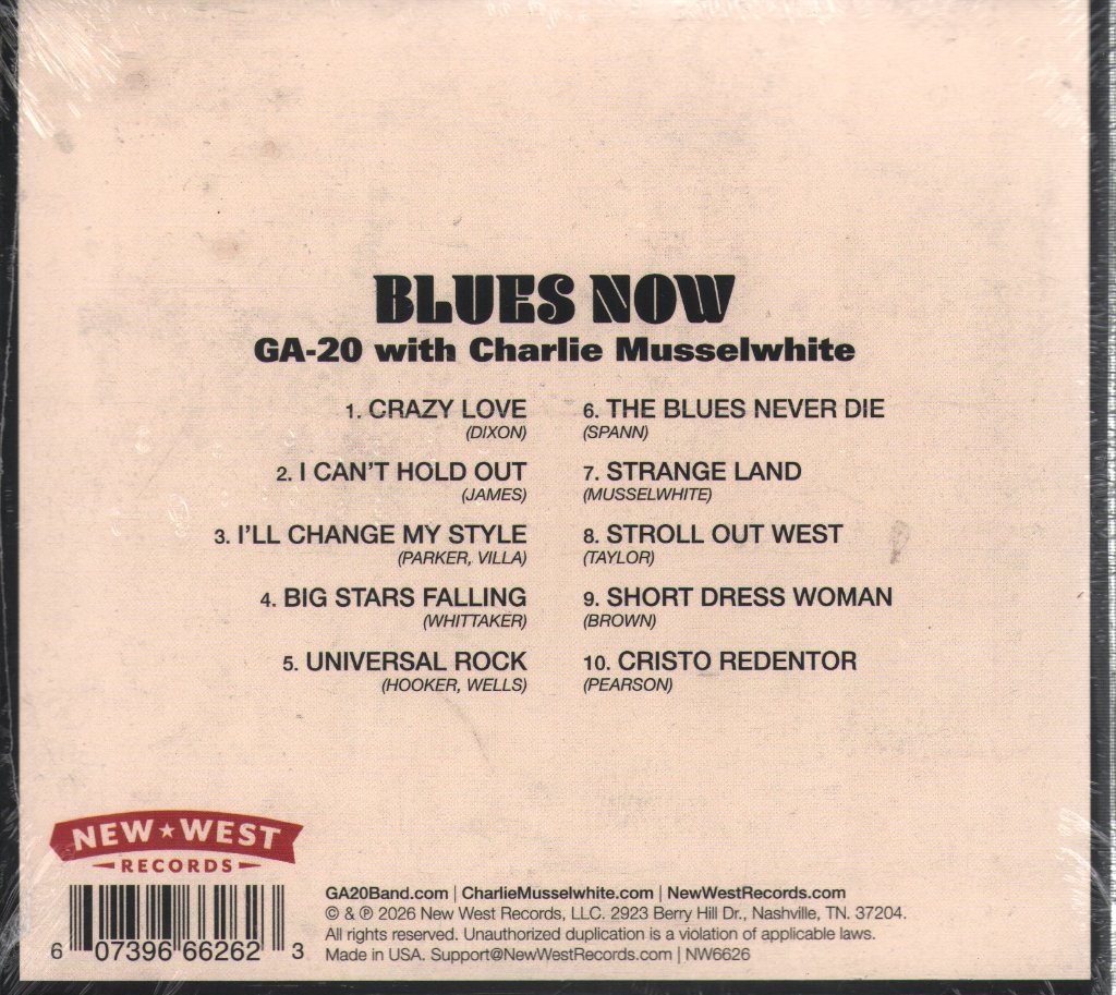 GA-20 - Blues Now - Cd