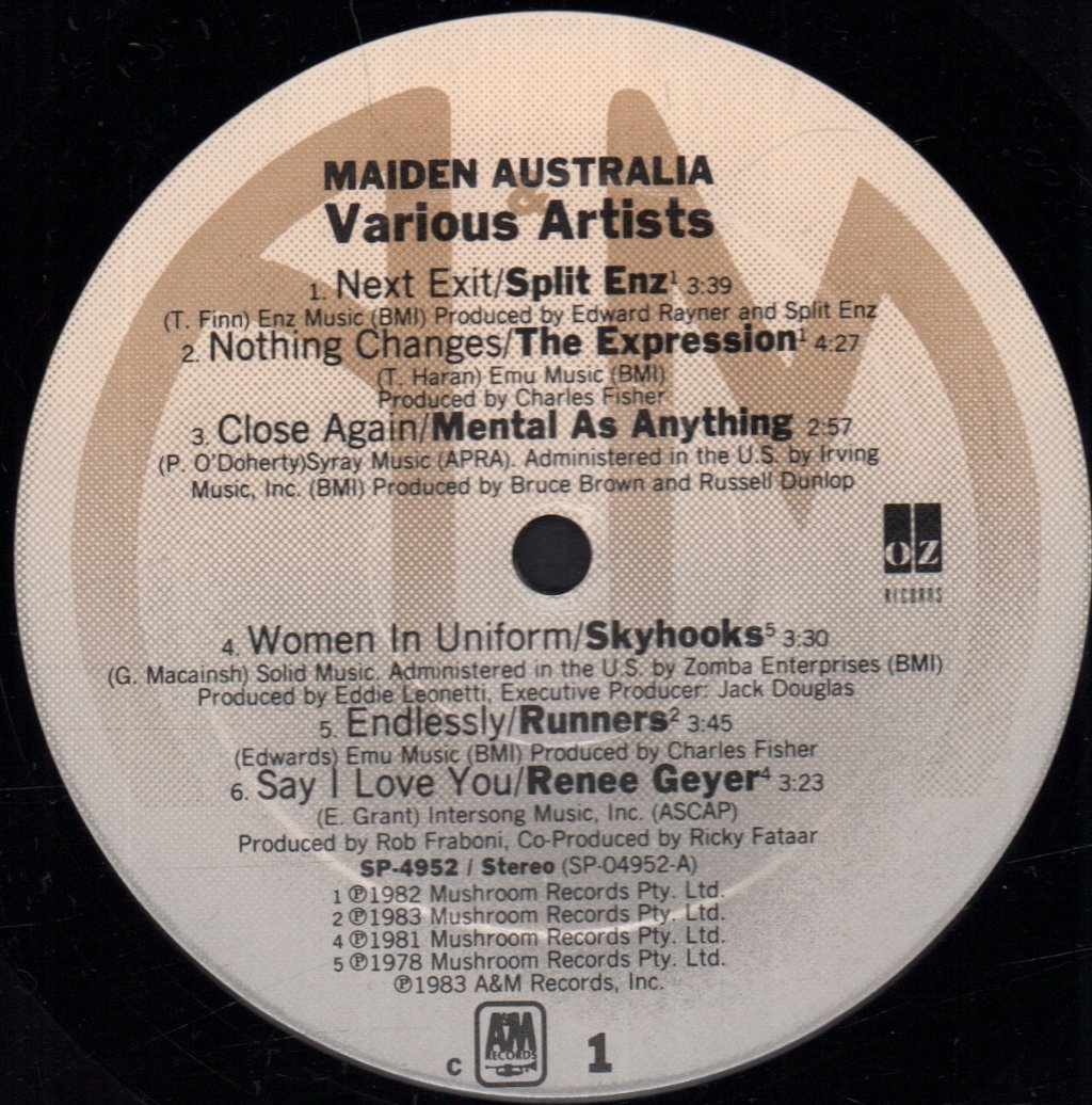 Various Artists - Maiden Australia - Lp