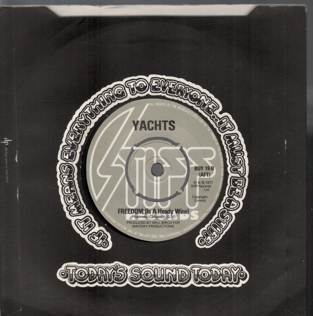 Yachts - Suffice To Say - 7 Inch