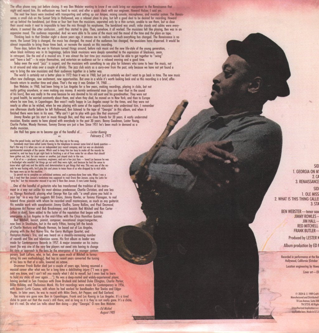 Ben Webster - At the Renaissance - Lp