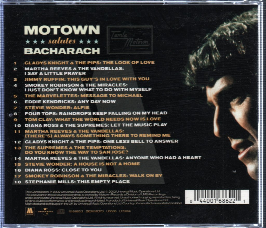 Various Artists - Motown Salutes Bacharach - Cd