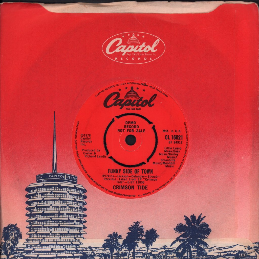 Crimson Tide - Love Stop - 7 Inch