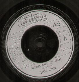 Steve Joseph - Holding Back The Tears - 7 Inch
