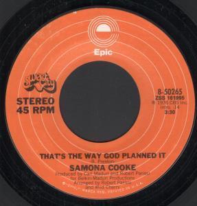 Samona Cooke - That's The Way God Planned It - 7 Inch