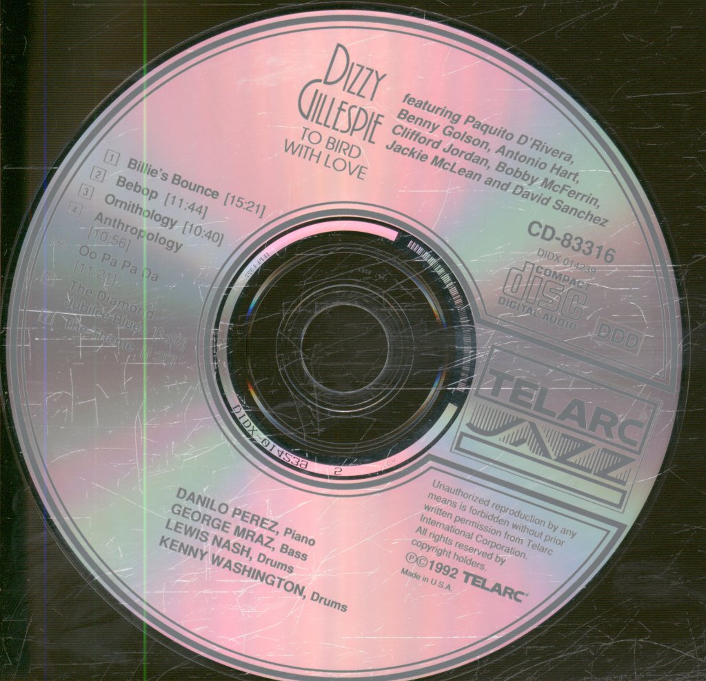 Dizzy Gillespie - To Bird With Love - Cd