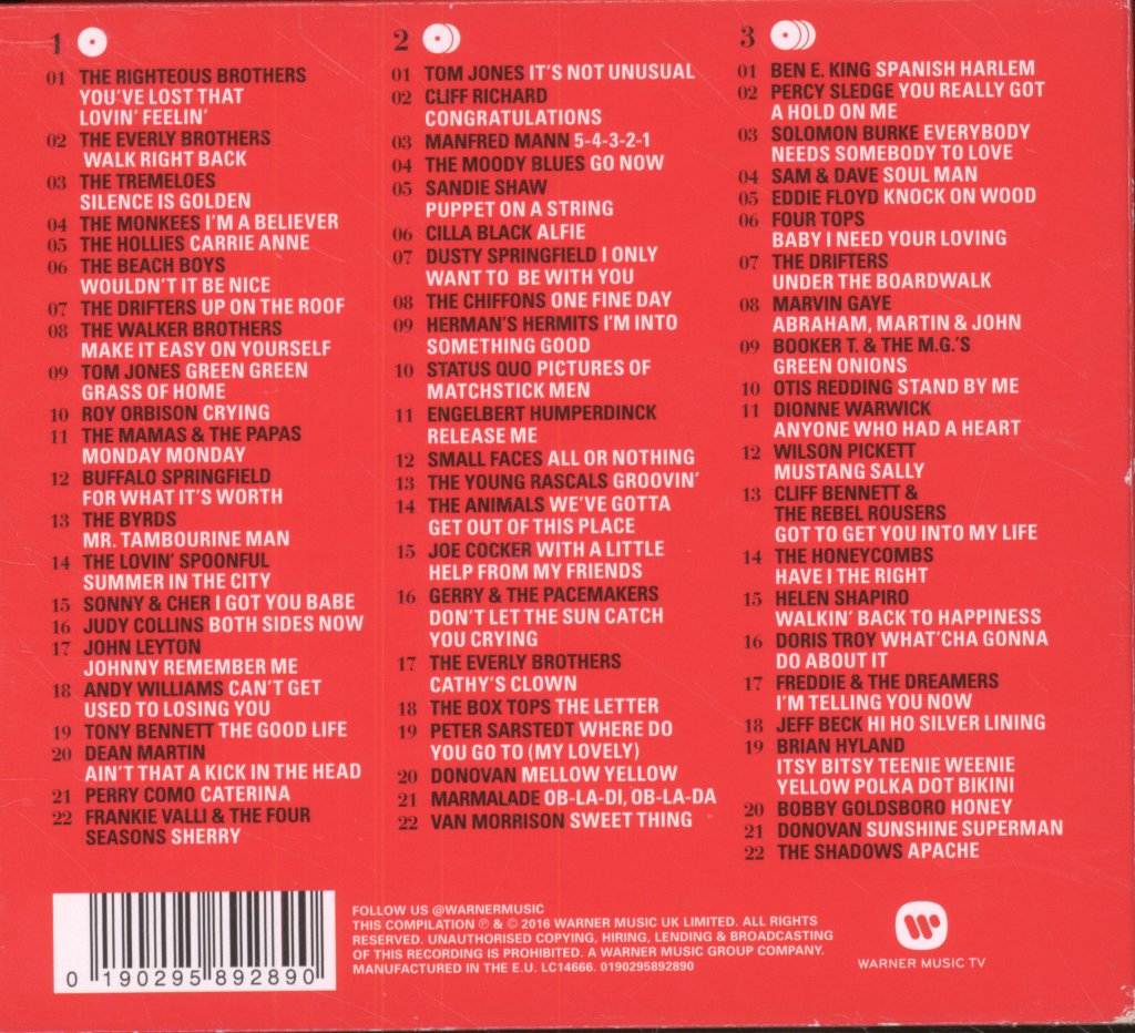 Various Artists - IT'S THE 60s! - Cd Set