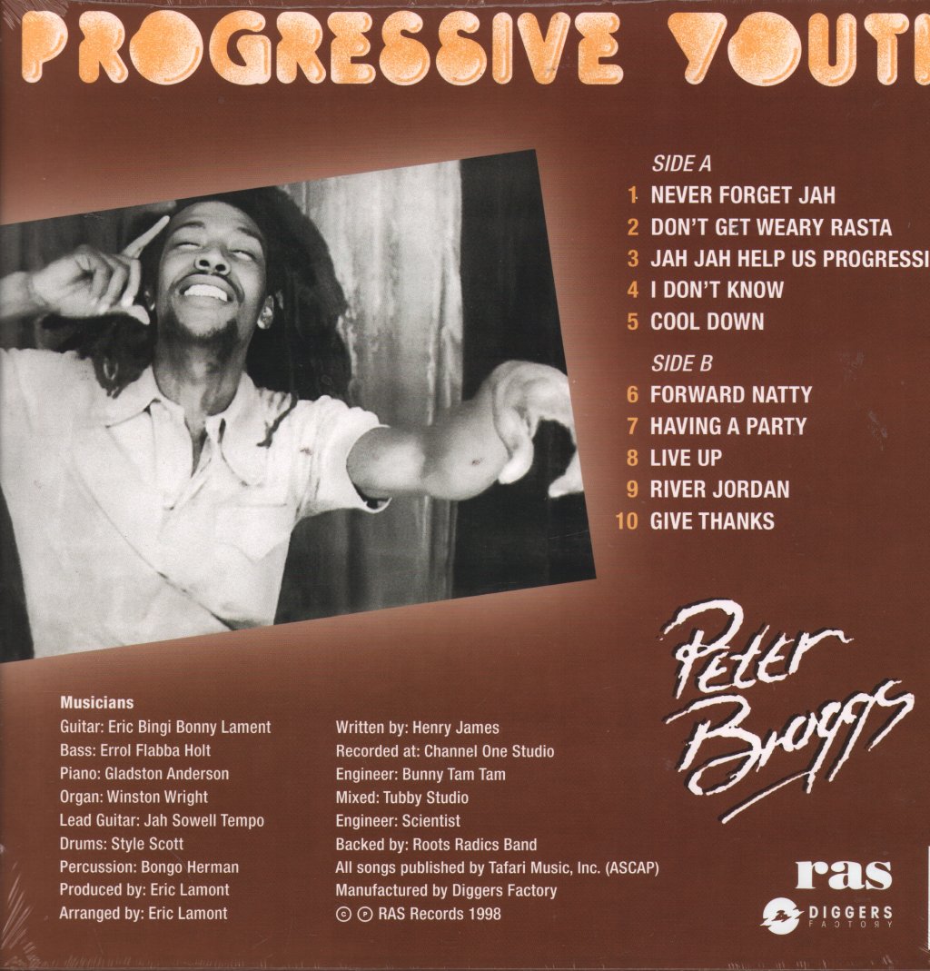 Peter Broggs - Progressive Youth - Lp