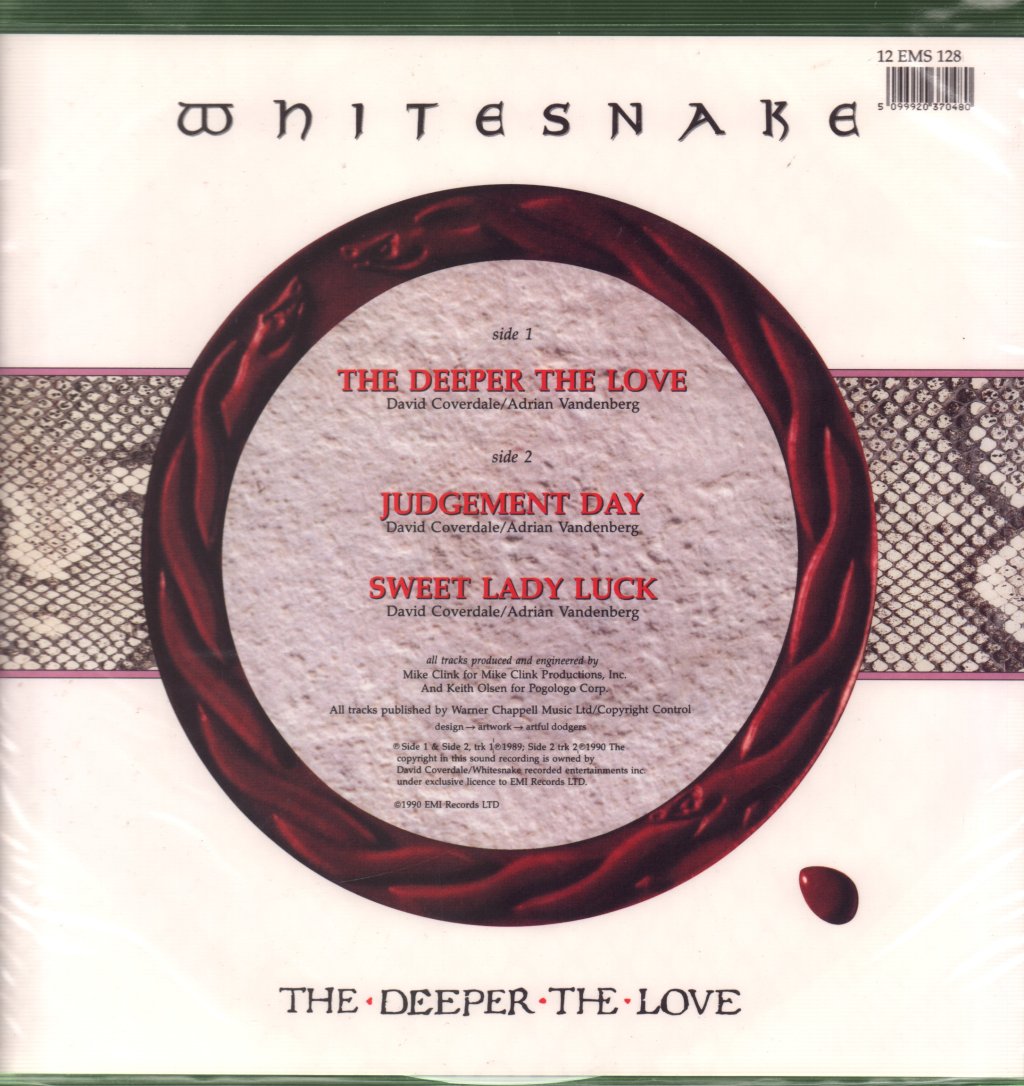 Whitesnake - Deeper The Love - 12 Inch