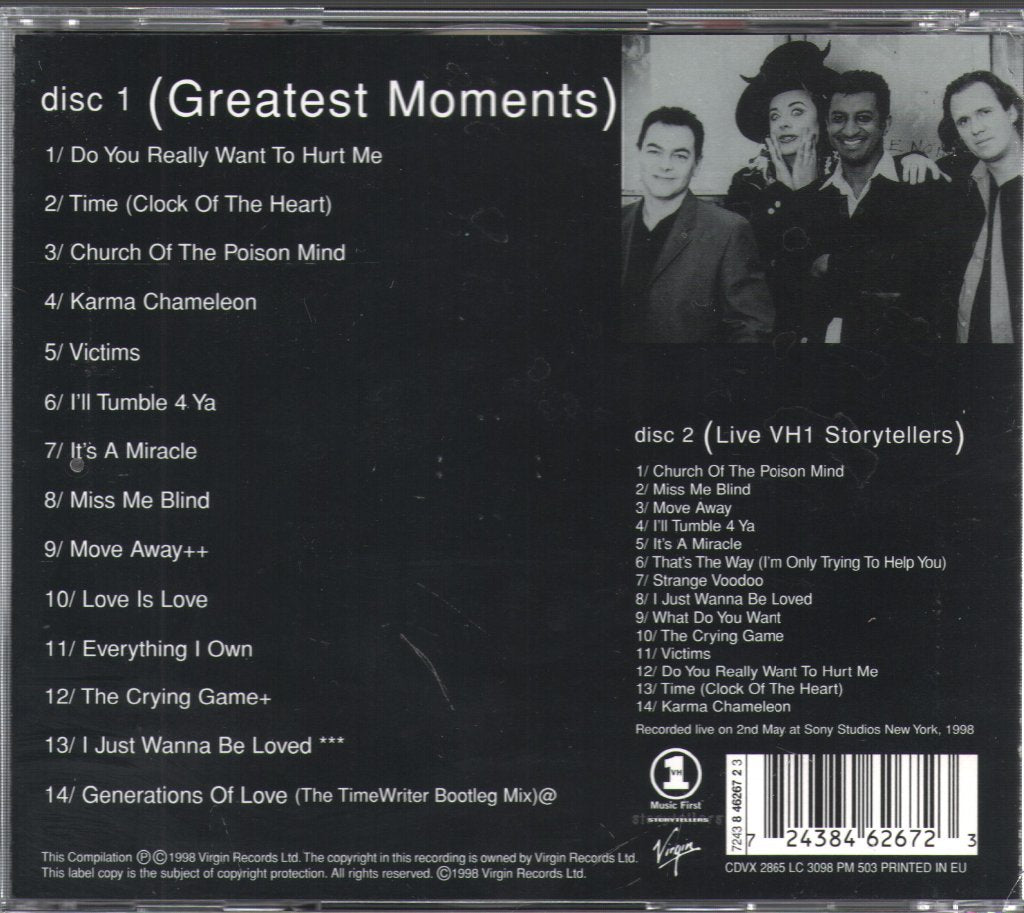 Culture Club - Greatest Moments - Double Cd