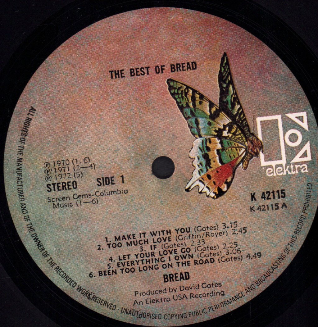 Bread - Best Of - Lp