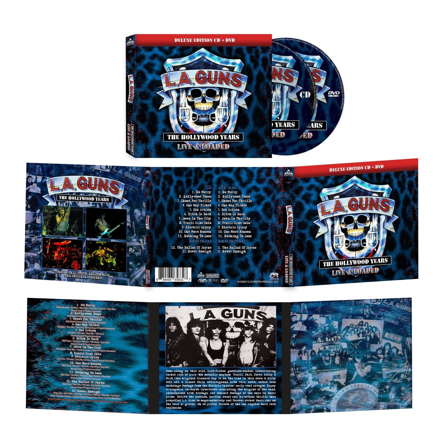 LA Guns - Hollywood Years - Live & Loaded - Cd/Dvd