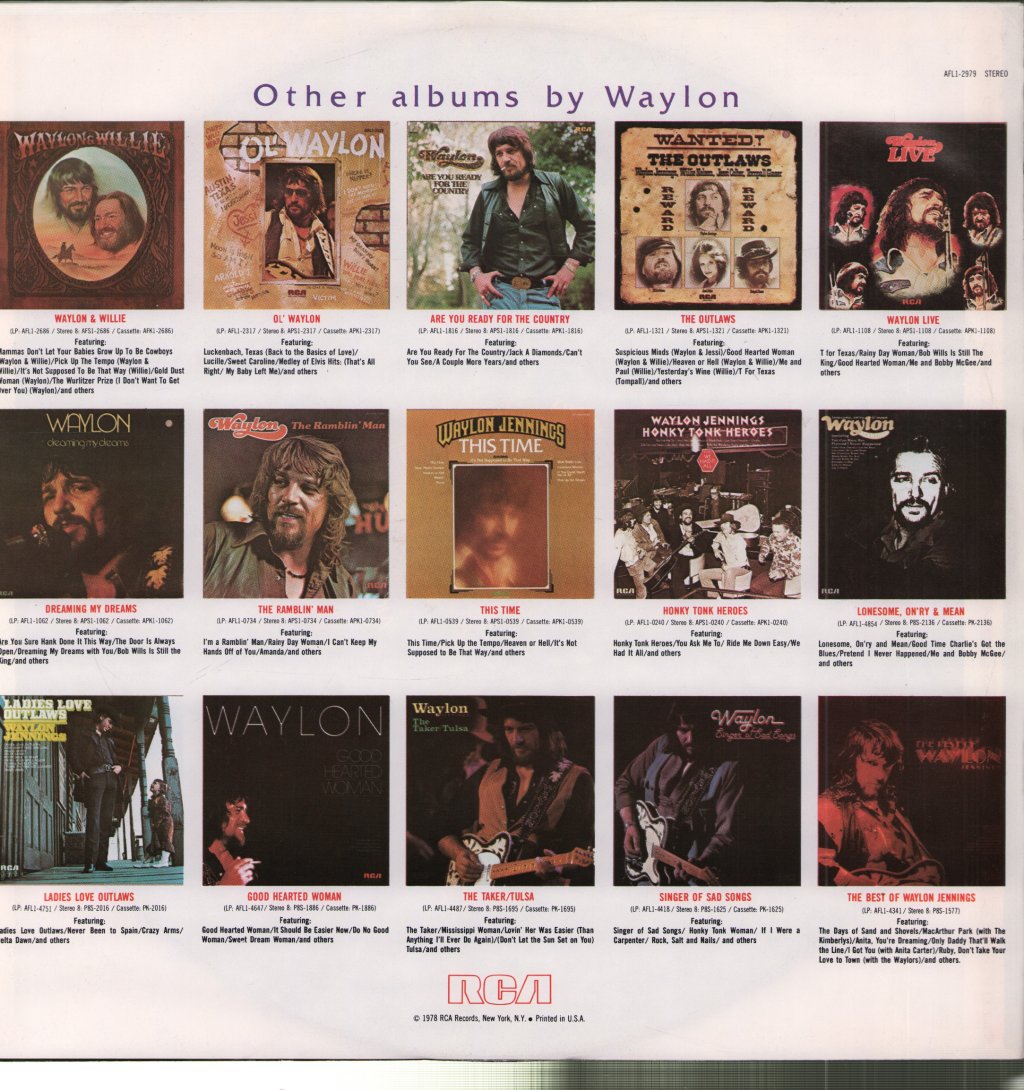 Waylon Jennings - I've Always Been Crazy - Lp