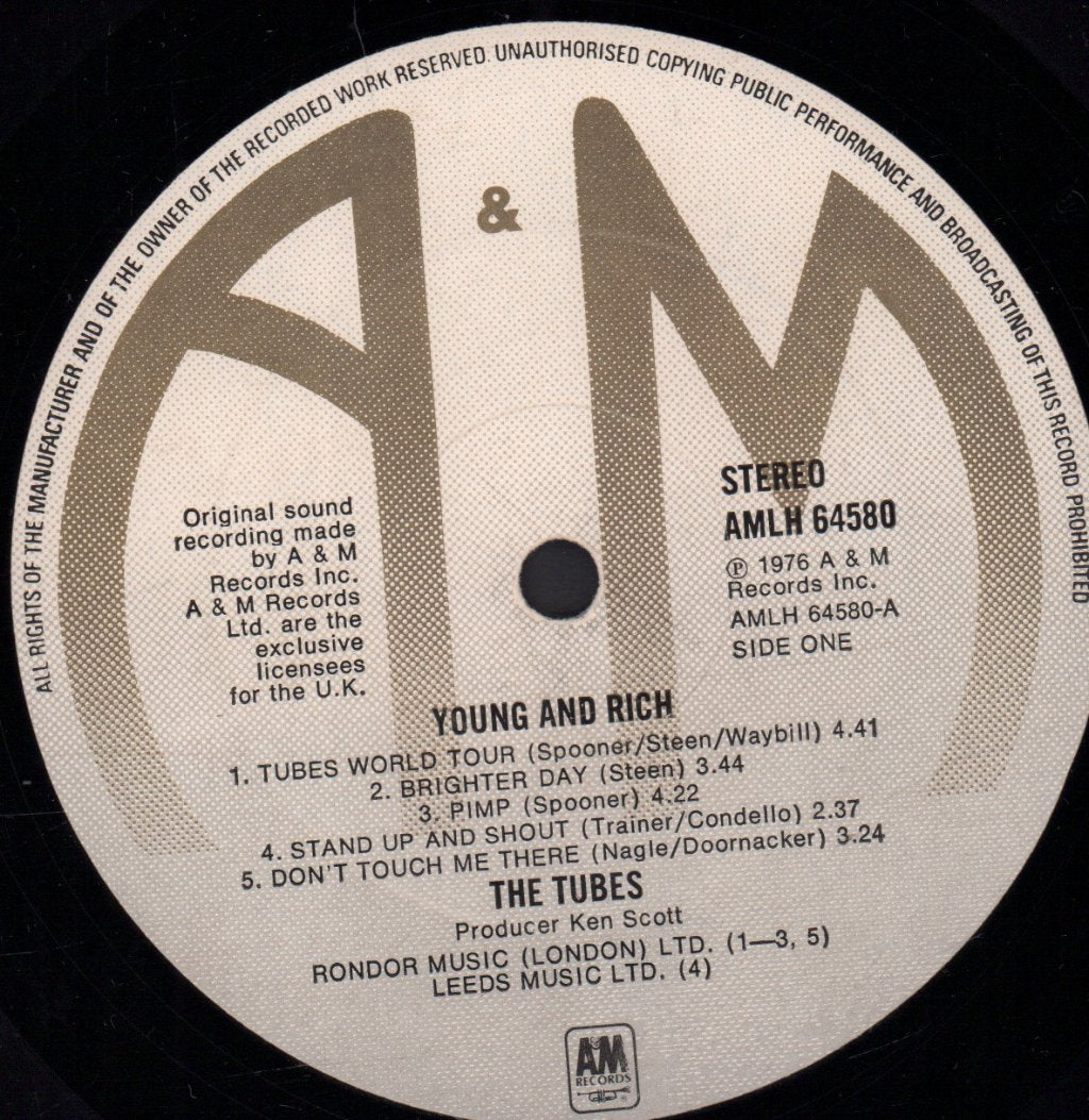 Tubes - Young And Rich - Lp