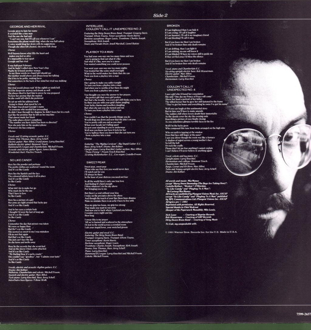 Elvis Costello - Mighty Like A Rose - Lp