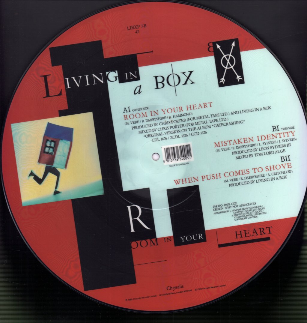 Living In A Box - Room In Your Heart - 12 Inch
