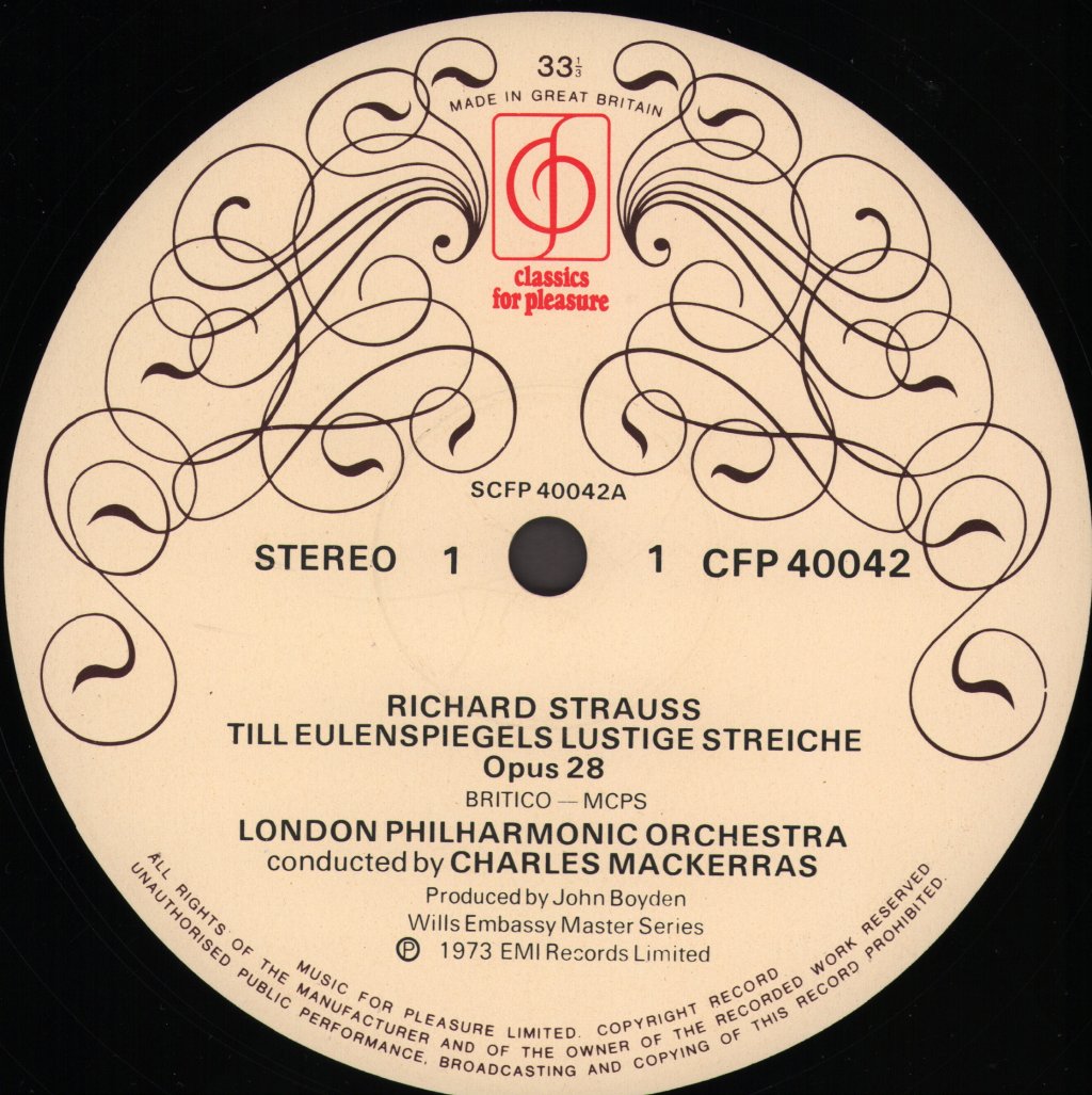 Charles Mackerras / London Philharmonic Orchestra - Richard Strauss - Till Eulenspiegel / Don Juan - Lp