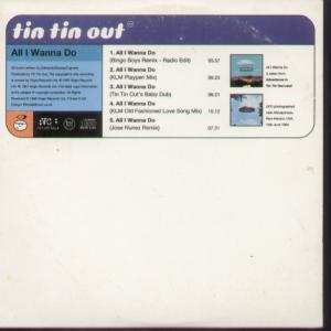 Tin Tin Out - All I Wanna Do - Cd