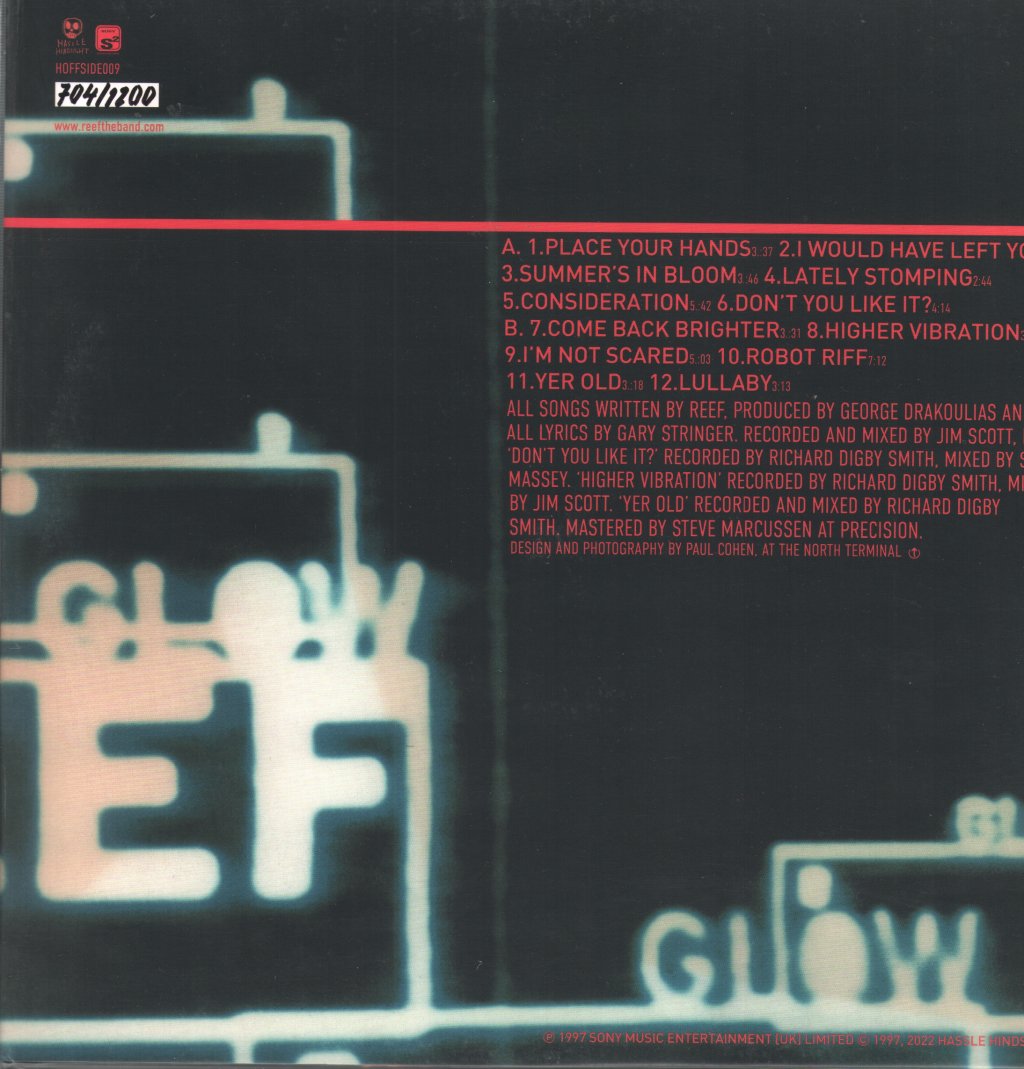 Reef - Glow (Transparent Red Vinyl) - Lp
