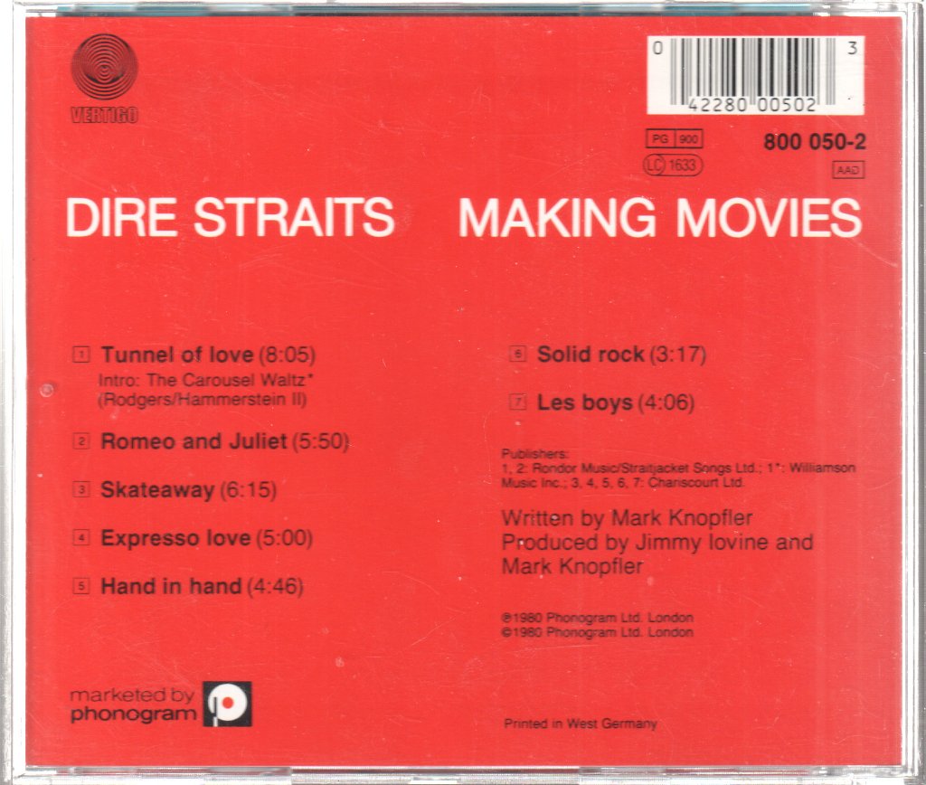 Dire Straits - Making Movies - Cd