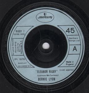 Bernie Lyon - Eleanor Rigby - 7 Inch