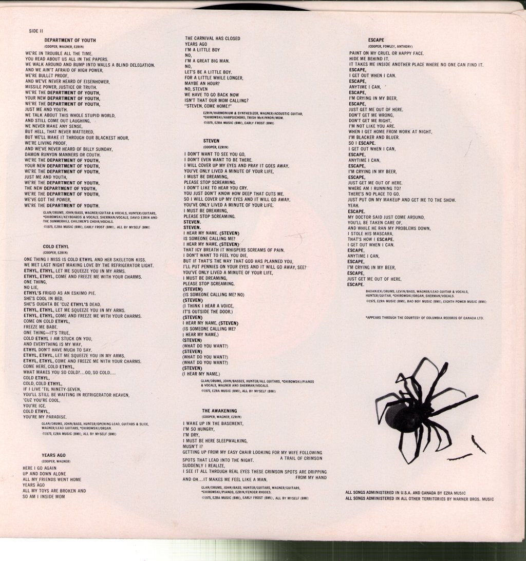 Alice Cooper - Welcome To My Nightmare - Lp