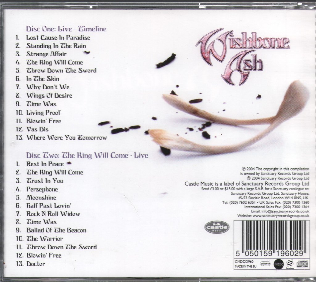 Wishbone Ash - Time Was...The Live Anthology - Double Cd