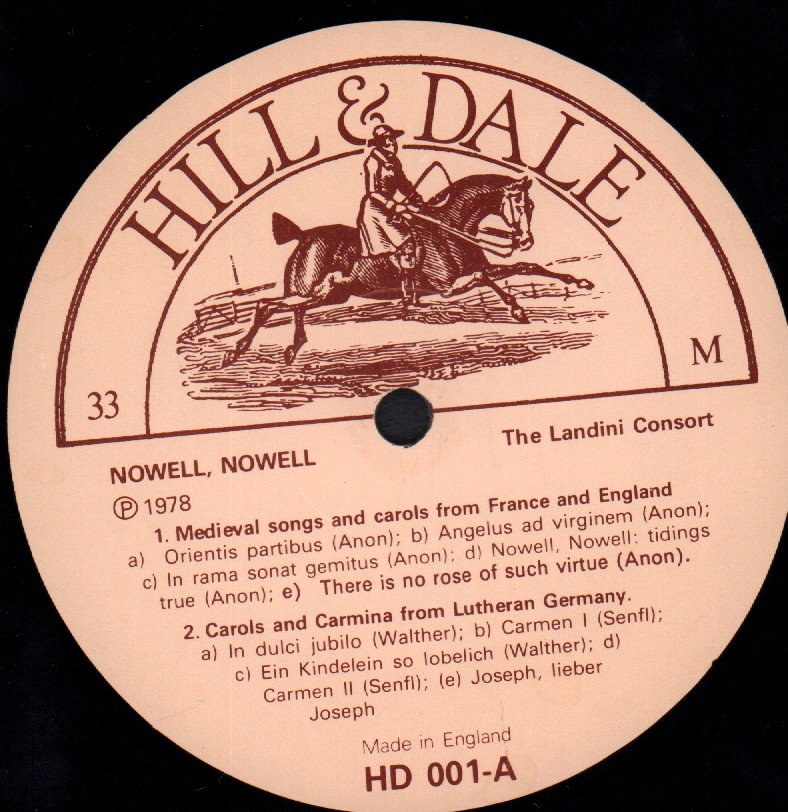 Landini Consort - Nowell Nowell - Lp