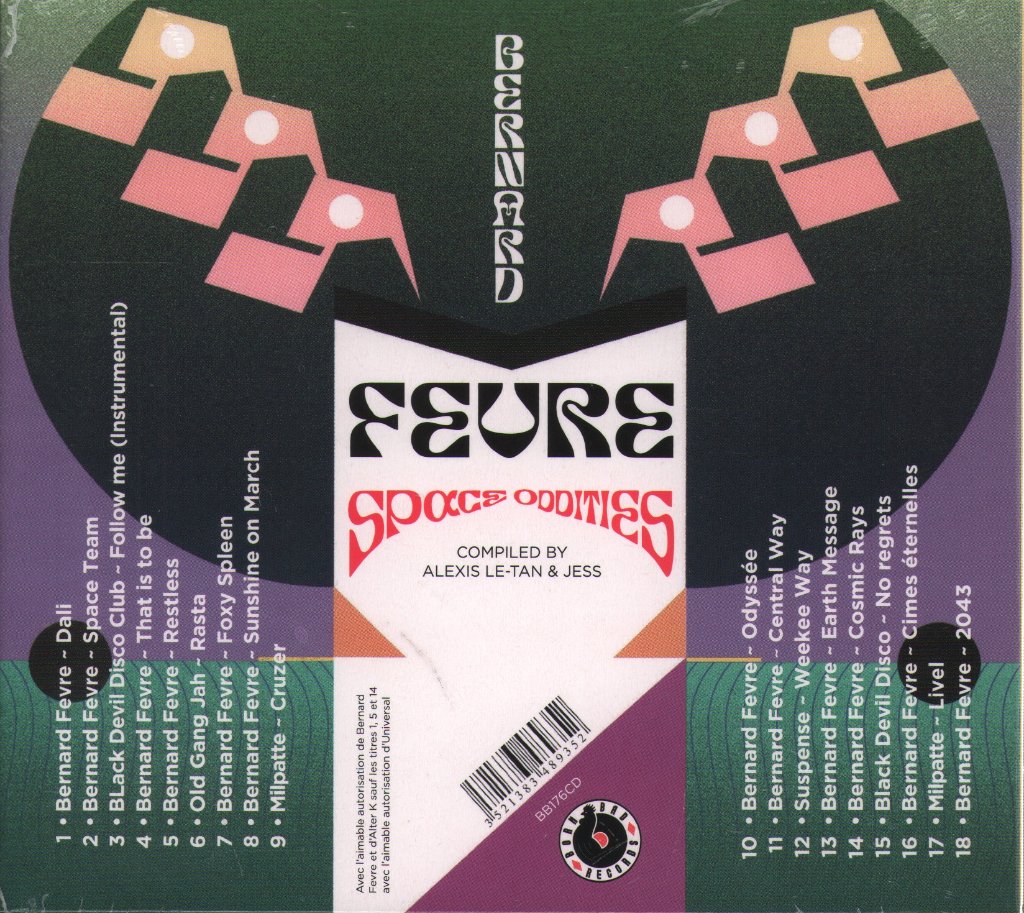 Bernard Fevre - Space Oddities 1976-1985 - Cd