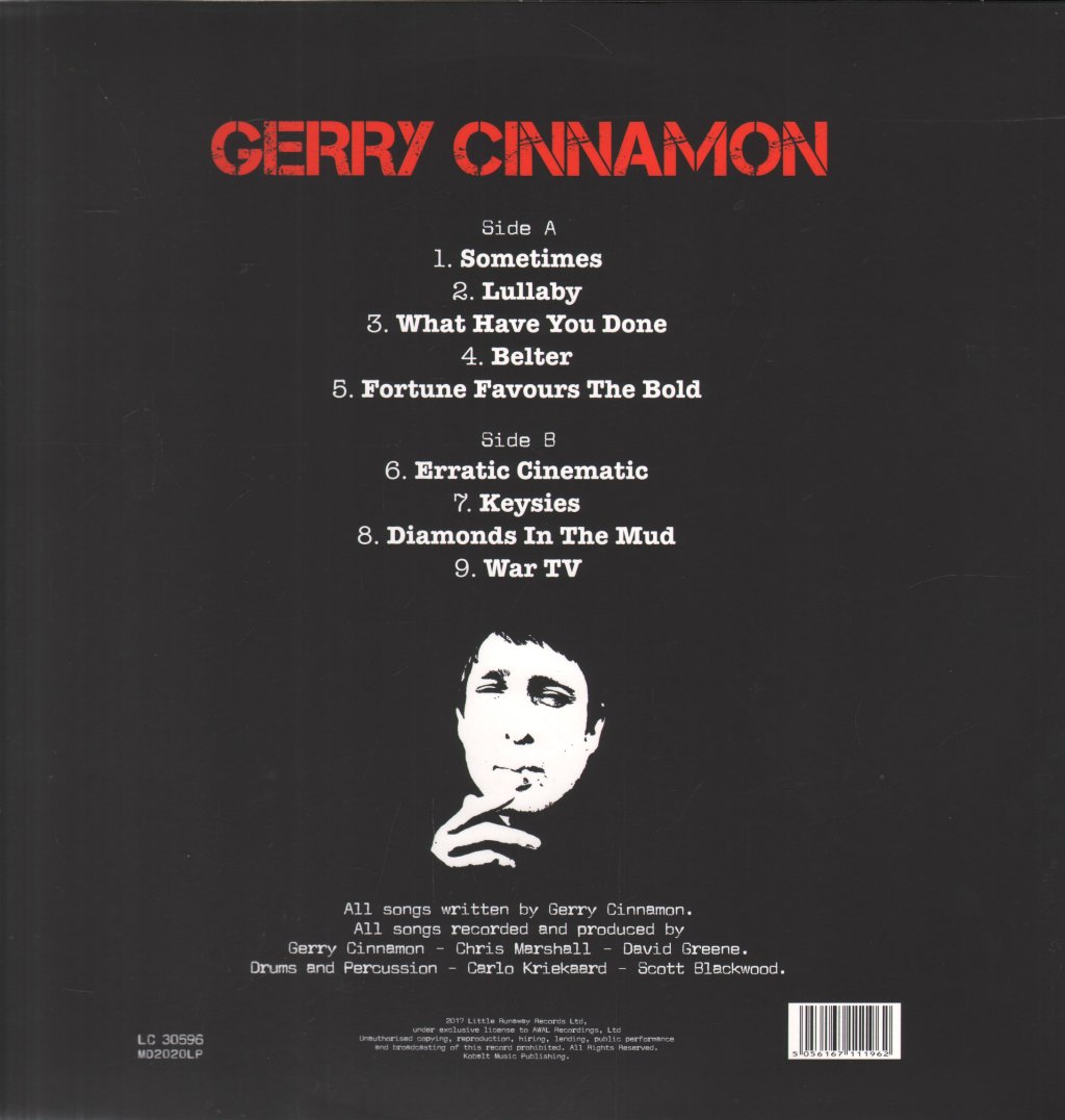 Gerry Cinnamon - Erratic Cinematic - Lp