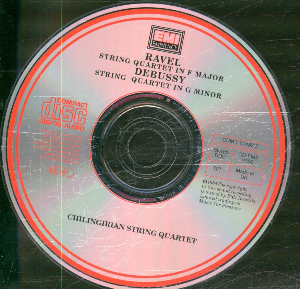 Chilingirian String Quartet - Ravel / Debussy - String Quartet In F Major / String Quartet In G Minor - Cd
