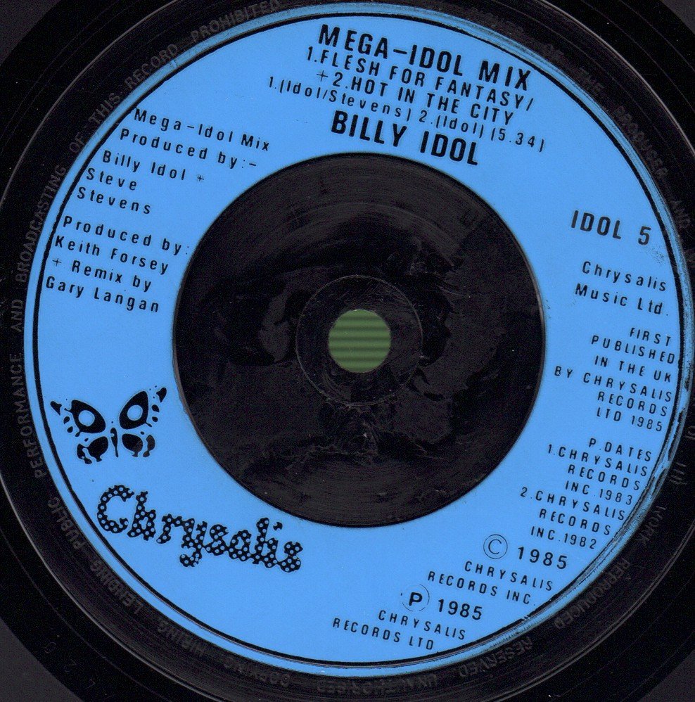 Billy Idol - White Wedding - 7 Inch