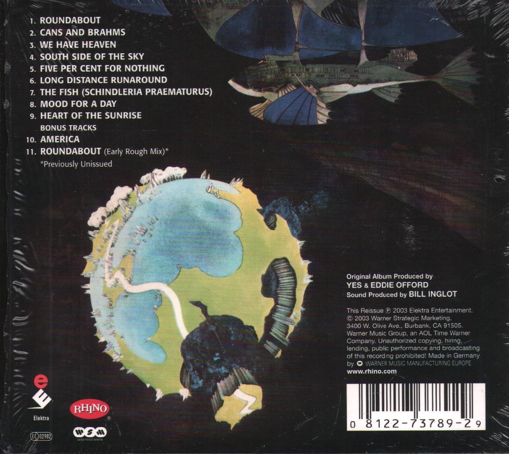 Yes - Fragile - Cd