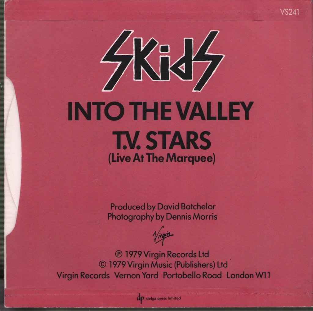 Skids - Into The Valley - 7 Inch
