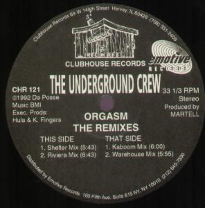 Orgasm - Remixes - 12 Inch