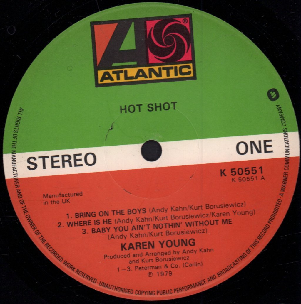 Karen Young (Disco) - Hot Shot - Lp