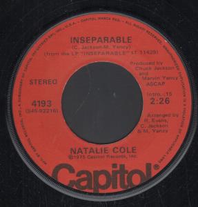 Natalie Cole - Inseparable - 7 Inch