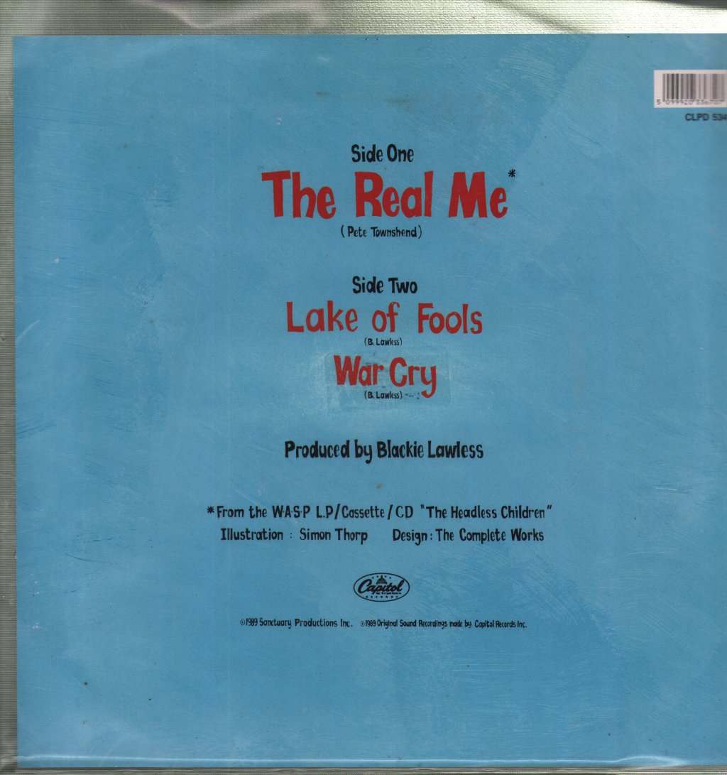 Wasp - Real Me - 7 Inch