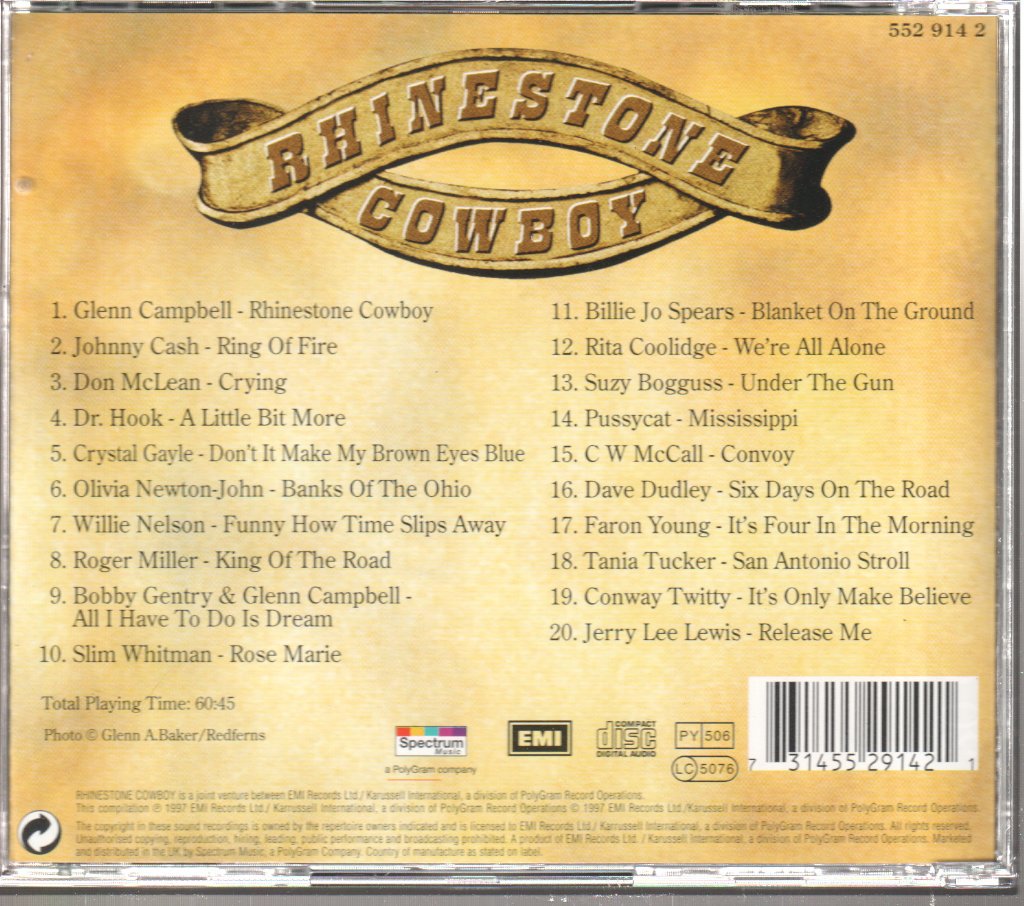 Various - Rhinestone Cowboy - Cd