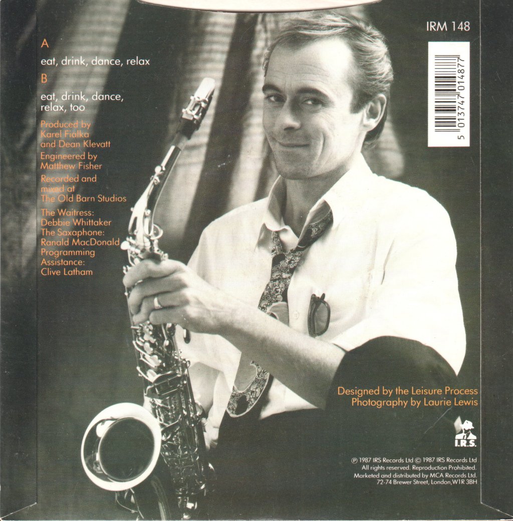 Karel Fialka - Eat Drink Dance Relax - 7 Inch