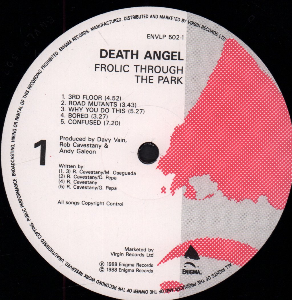 Death Angel - Frolic Through The Park - Lp