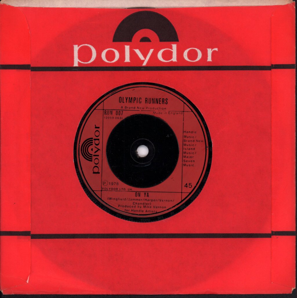 Olympic Runners - Get It While You Can - 7 Inch