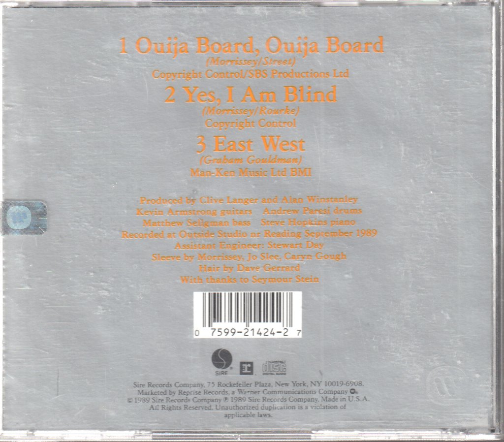 Morrissey - Ouija Board, Ouija Board - Cd