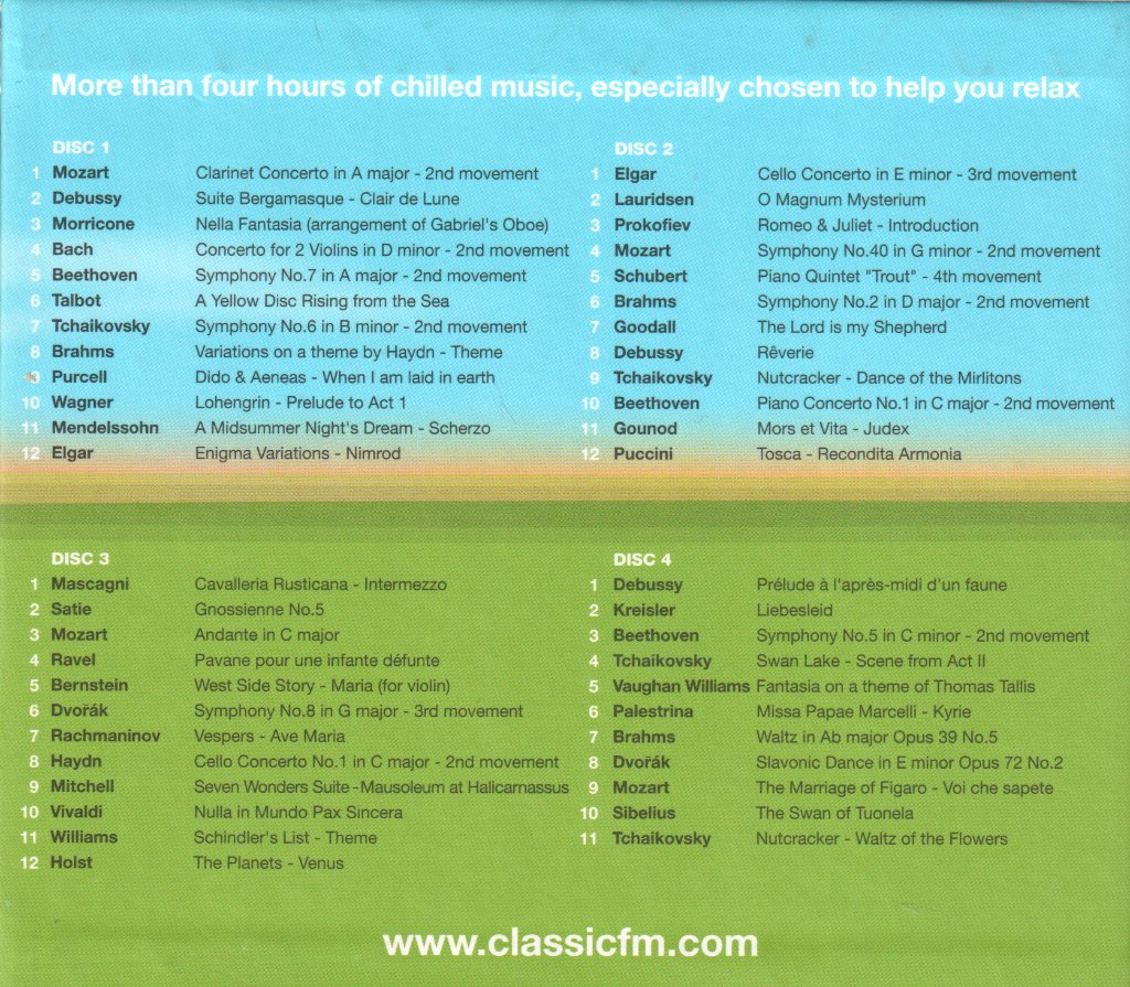 Various Artists - Relaxing - Cd Set