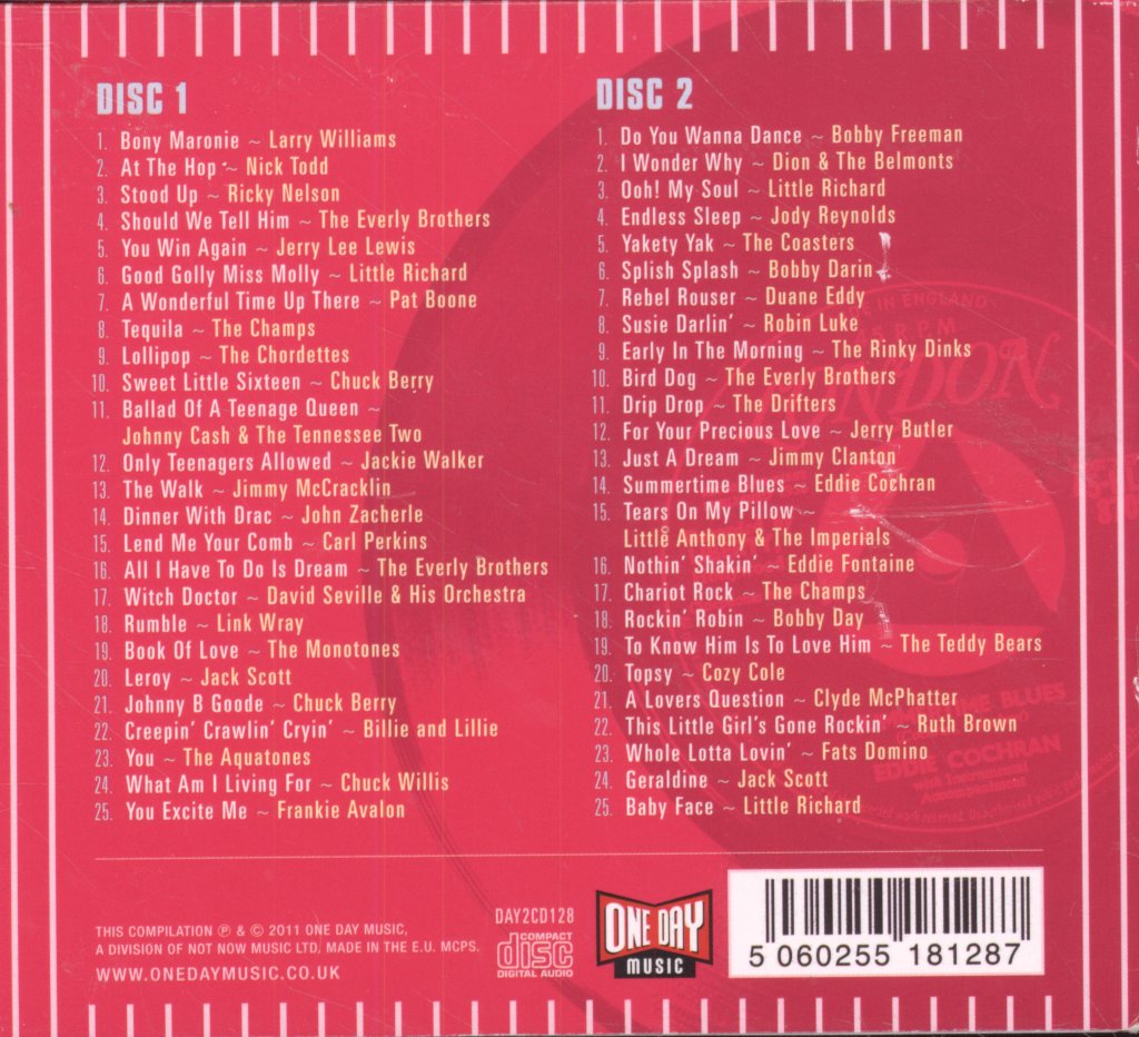 Various Artists - London American Story 1958 - Double Cd