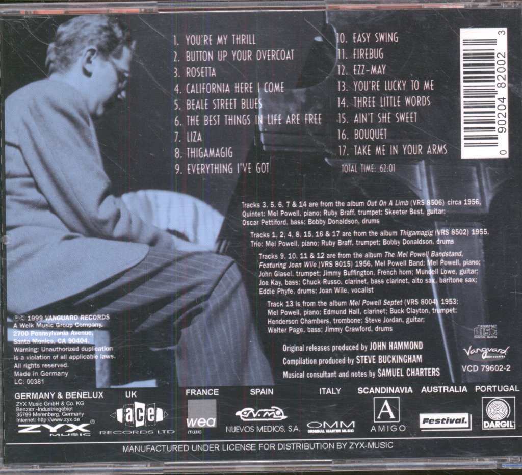 Mel Powell - Best Things In Life - Cd