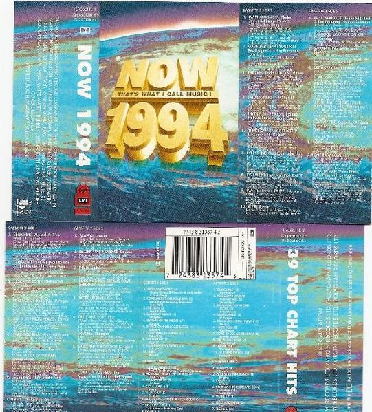 Various Artists - Now That's What I Call Music 1994 - Double Cassette