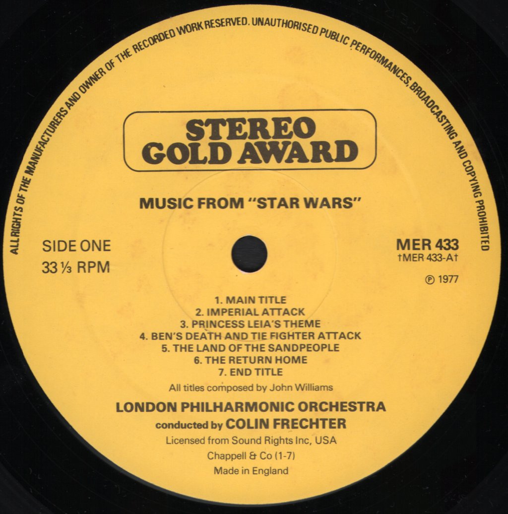London Philharmonic Orchestra - Star Wars And A Stereo Space Odyssey - Lp