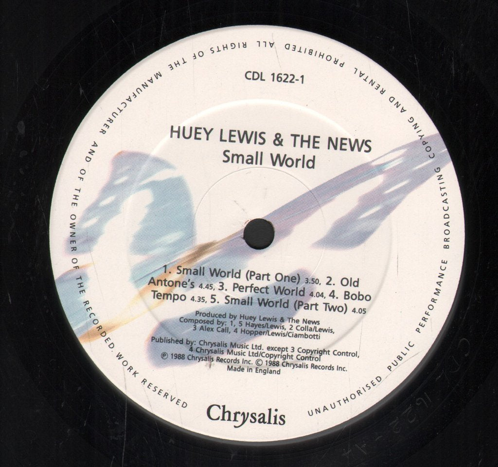 Huey Lewis And The News - Small World - Lp